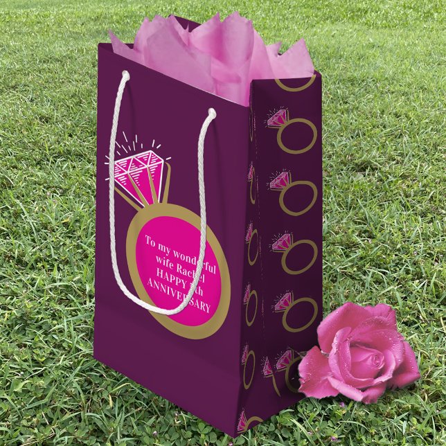 Tourmaline rose Anniversaire 5 ans sac cadeau (Créateur téléchargé)