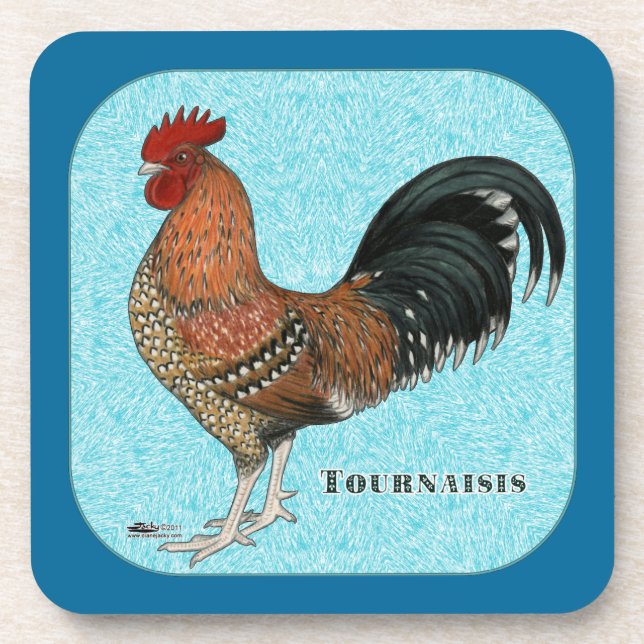 Tournaisis Rooster Coaster (Front)