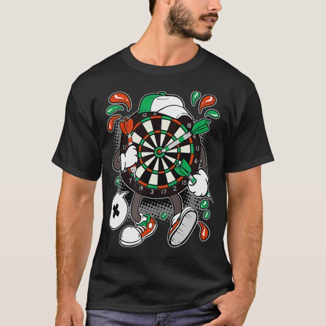 Tournament Darts Competition Target T-Shirt (Front)