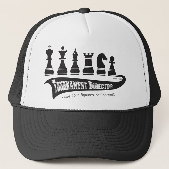 Tournament Director, Sport Chess Trucker Hat (Front)