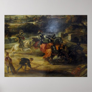 Tournament Near the Moats of the Château de Steen Poster