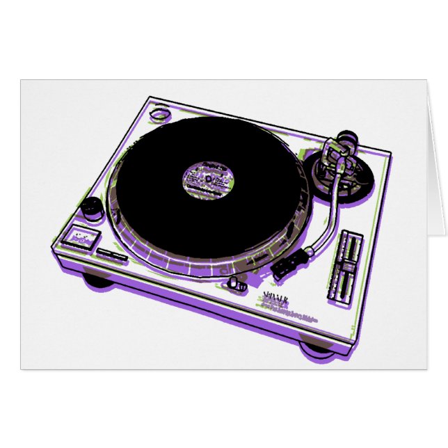 Tourne-disque (Devant horizontal)