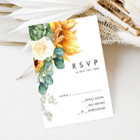 Tournée de pays audacieux | Carte RSVP de mariage 