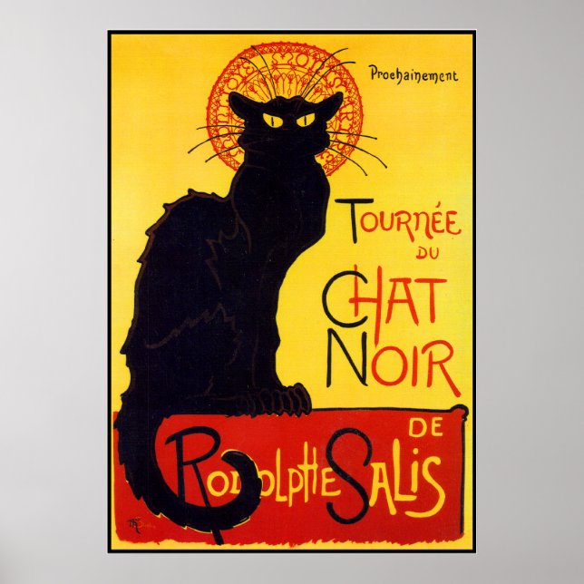 Tournée du Chat Noir, c.1896 Poster (Front)