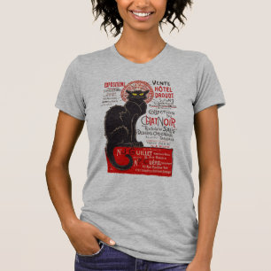 Tournee du Chat Noir French Art Nouveau Black Cat T-Shirt