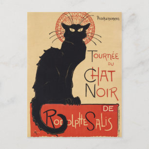Tournée du Chat Noir  Postcard