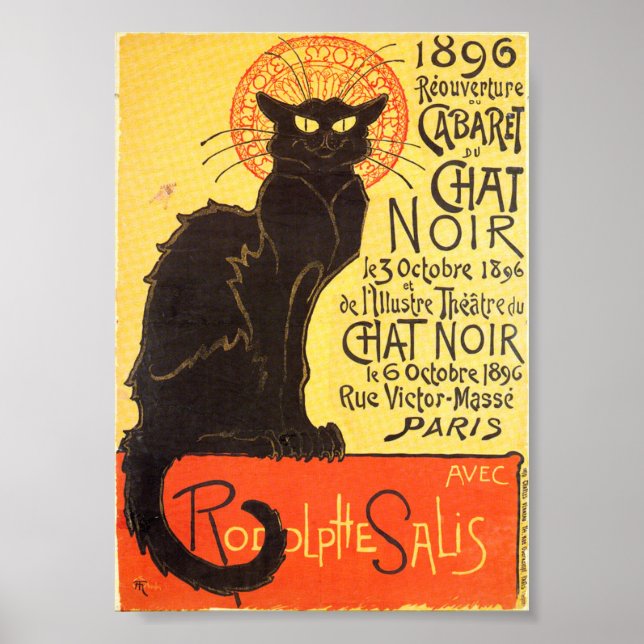 Tournée du Chat Noir Poster (Front)