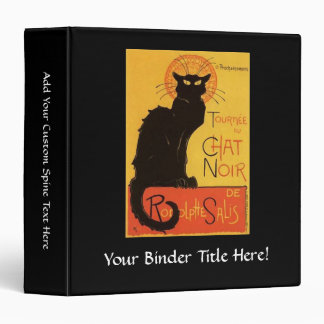 Tournée du Chat Noir, Steinlen Black Cat Vintage Binder