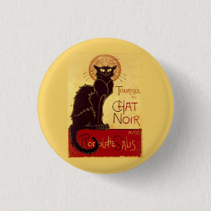 Tournée du Chat Noir, Théophile Steinlen 1 Inch Round Button