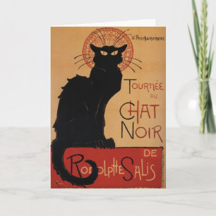Tournée du Chat Noir, Théophile Steinlen Card