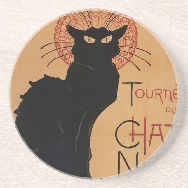 Tournée du Chat Noir, Théophile Steinlen Coaster (Front)