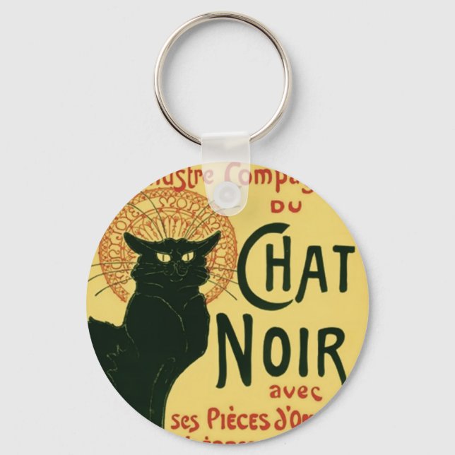 Tournée du Chat Noir, Theophile Steinlen Keychain (Front)