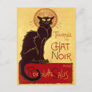 Tournée du Chat Noir, Théophile Steinlen Postcard