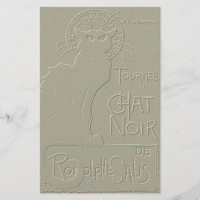 Tournée du Chat Noir, Théophile Steinlen Stationery (Front)