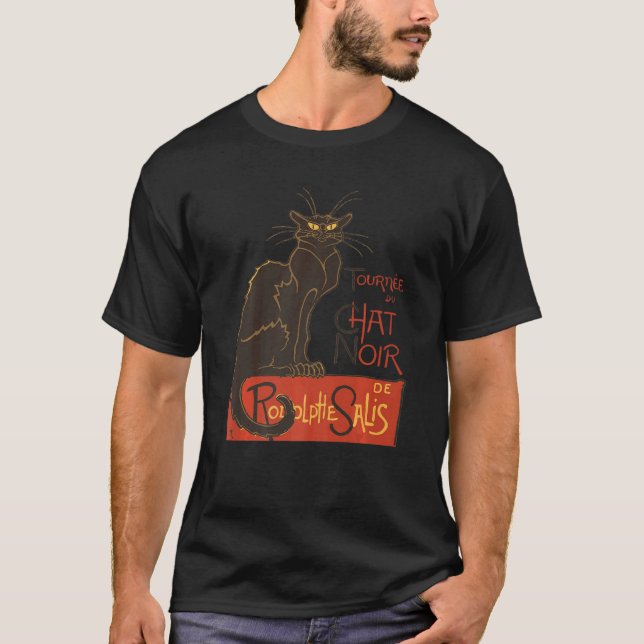 Tournee du Chat Noir Vector Cut Out T-Shirt (Front)
