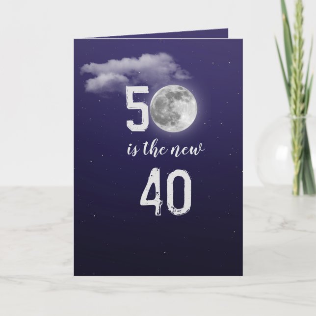 Tourner 50 Ans carte ciel (Devant)