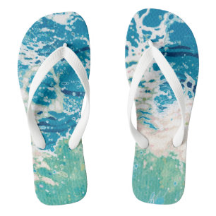 Tourner les vagues contre les tongs Hommes Femmes 