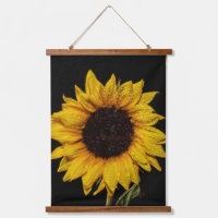 Tournesol À L'Eau Gouttes Tapisseries