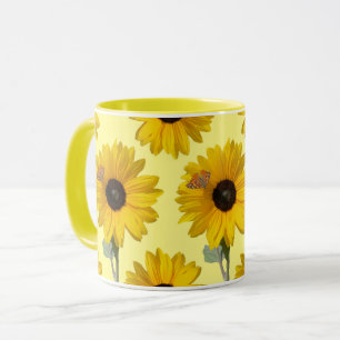 Tournesol avec Mug Papillon