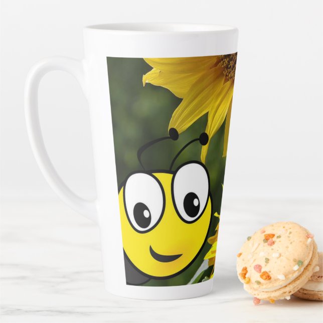 Tournesol Bumblebee Latte Mug (En situation)