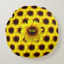 Tournesol - Coussin d'accents de décoration