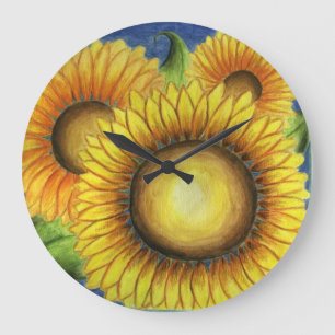 Tournesol Cuisine Mur Horloge Cadeau