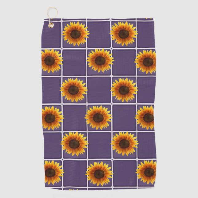 Tournesol de la serviette de golf (Devant)