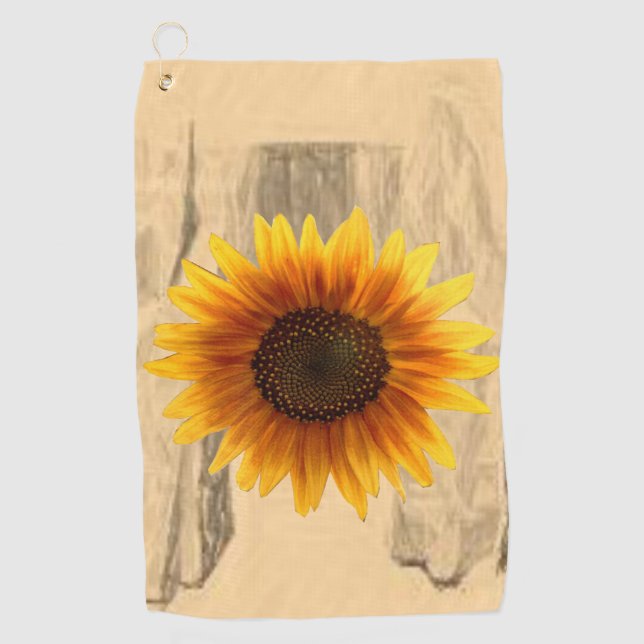 Tournesol de la serviette de golf (Devant)