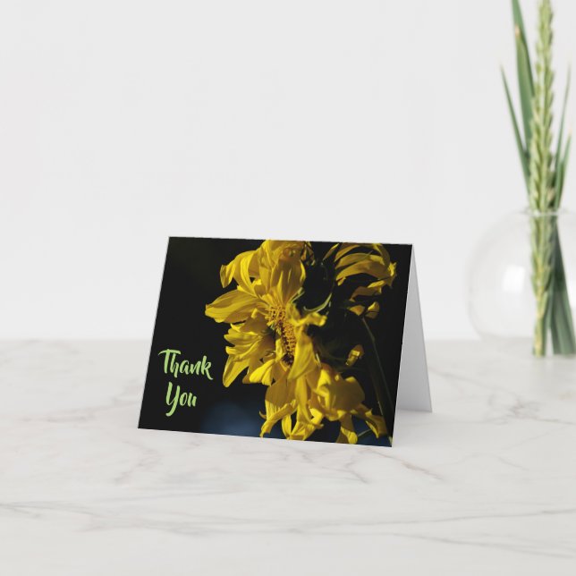 Tournesol de matin Vide-À l'intérieur de carte de (Devant)