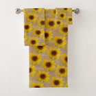 Tournesol de toile de jute de pays