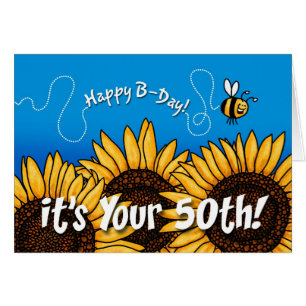 tournesol de traînée d'abeille - 50 années