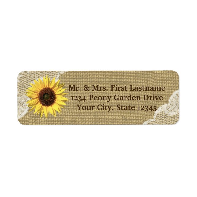 Tournesol du pays et dentelle (Devant)