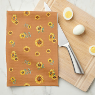 Tournesol Motif Grand Serviette de cuisine