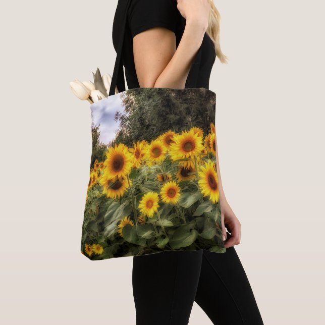Tournesol photo partout sur le Sac fourre-tout d'i (De près)