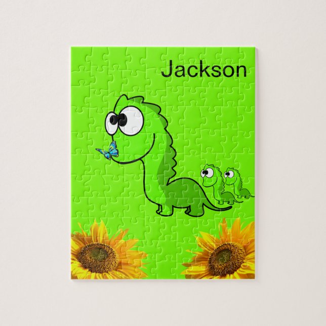 Tournesol Puzzles Dinosaure Floral (Vertical)