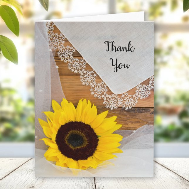 Tournesol rustique et dentelle Pays Merci (Créateur téléchargé)
