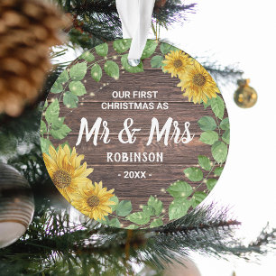 Tournesol Rustique M & Mme Notre 1er Noël