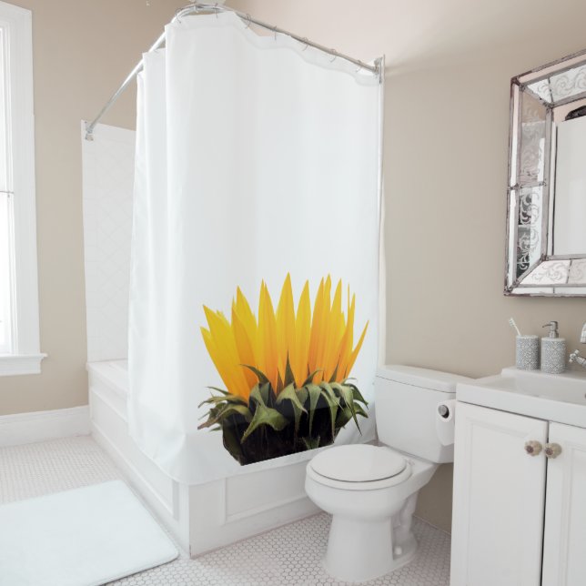 Tournesol Tête rideau de douche (En situation)