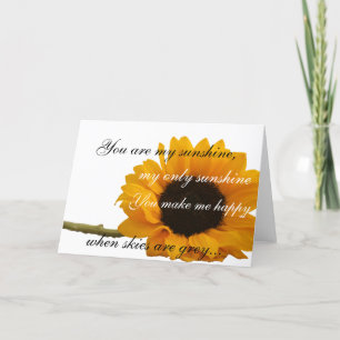 Tournesol vous êtes ma carte de soleil