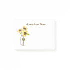 Tournesols Dans Un Mason Jar Post-It Notes