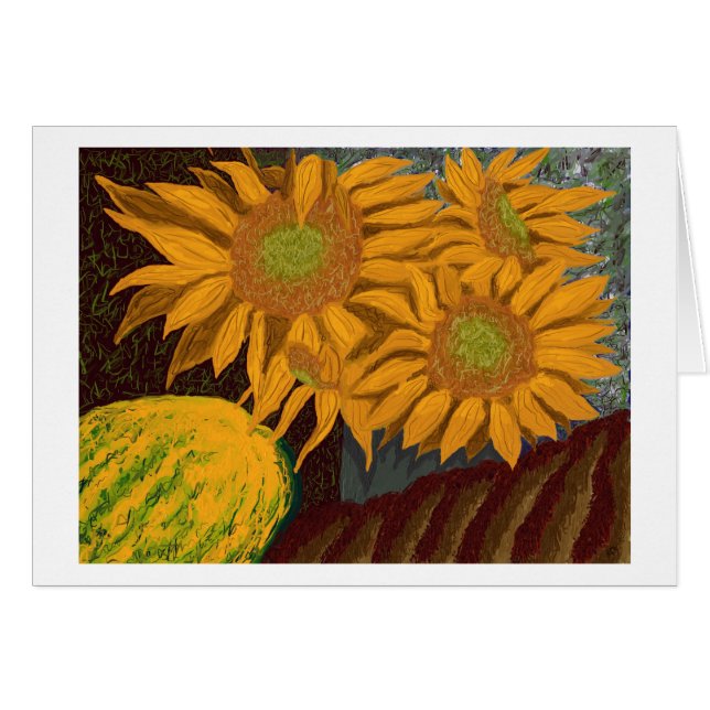 Tournesols de chute (Devant horizontal)