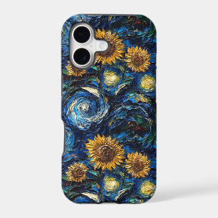 Tournesols et nuit étoilée de Van Gogh