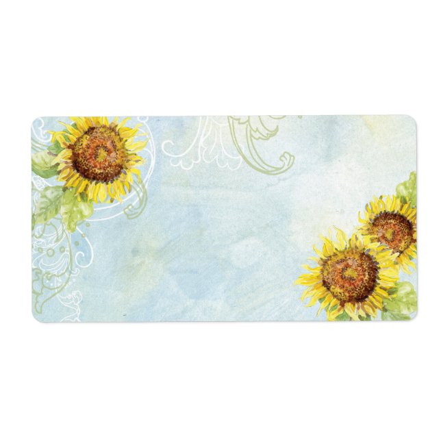 Tournesols, Faire-part de mariage (Devant)