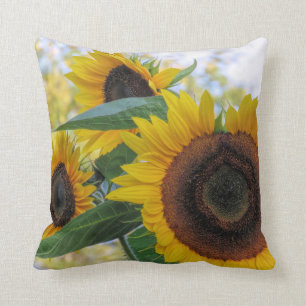 Tournesols jaunes - coussin