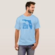 Tournez l'état progressif bleu du T-shirt | de la