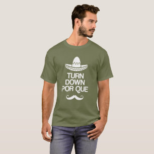 Tournez vers le bas le T-shirt de Por Que