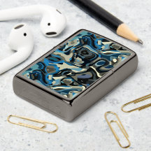 Tournoyants bleu et gris