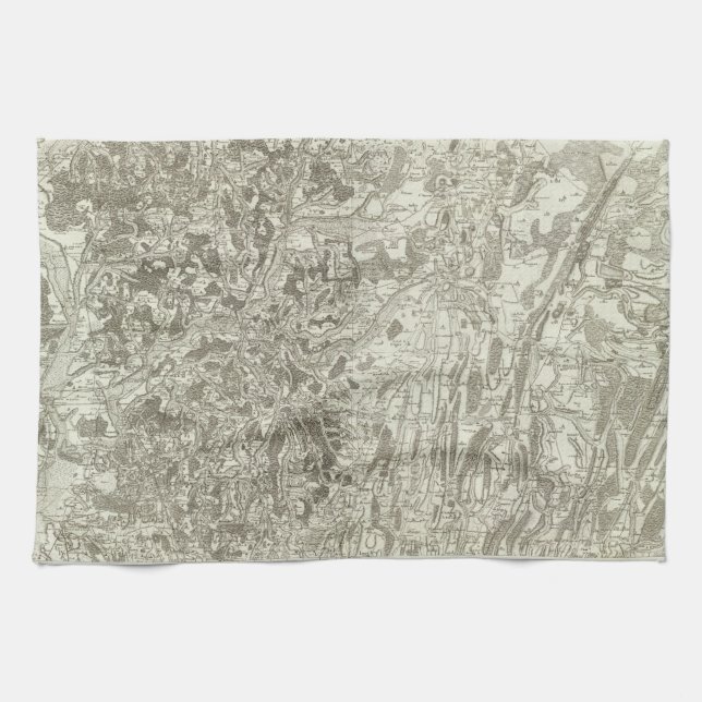 Tournus, Lonsle Saunier Kitchen Towel (Horizontal)