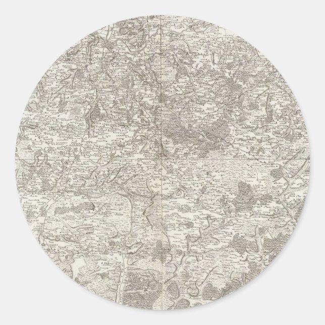 Tours Classic Round Sticker (Front)