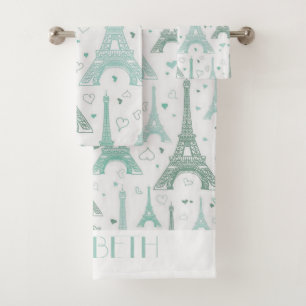 Tours et coeurs Eiffel personnalisés